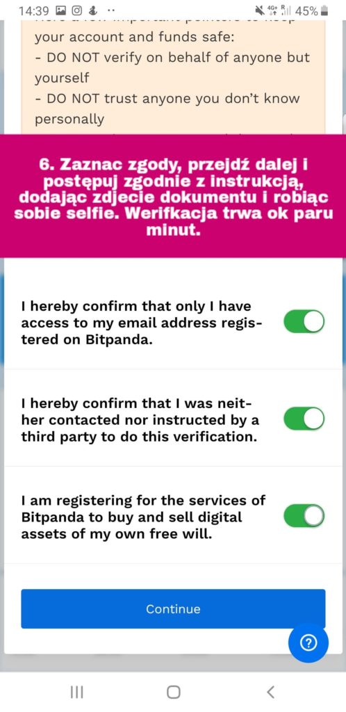 bitpanda promocja krok 5