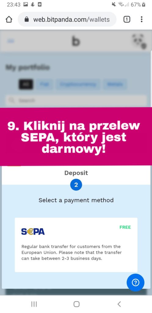 bitpanda promocja krok 8