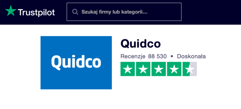 trustpilot quidco opinie