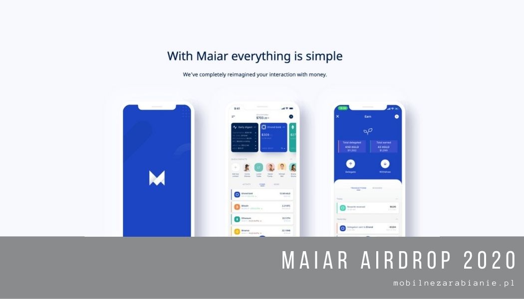 Maiar Airdrop 25$ (zapis do odbioru darmowych krytpowalut)