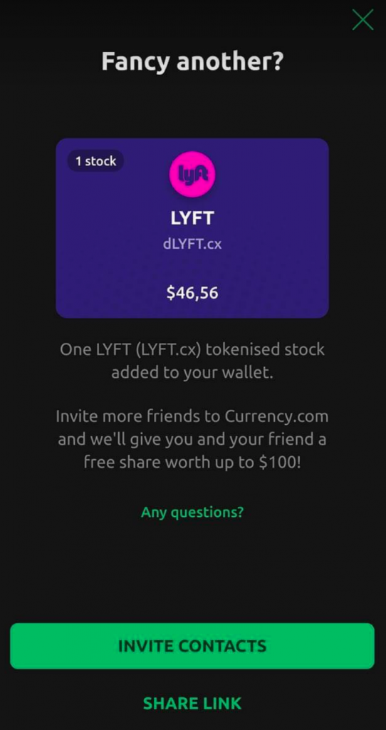 currency.com premia 100 euro bonusu