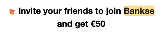 bankse 50 euro promo