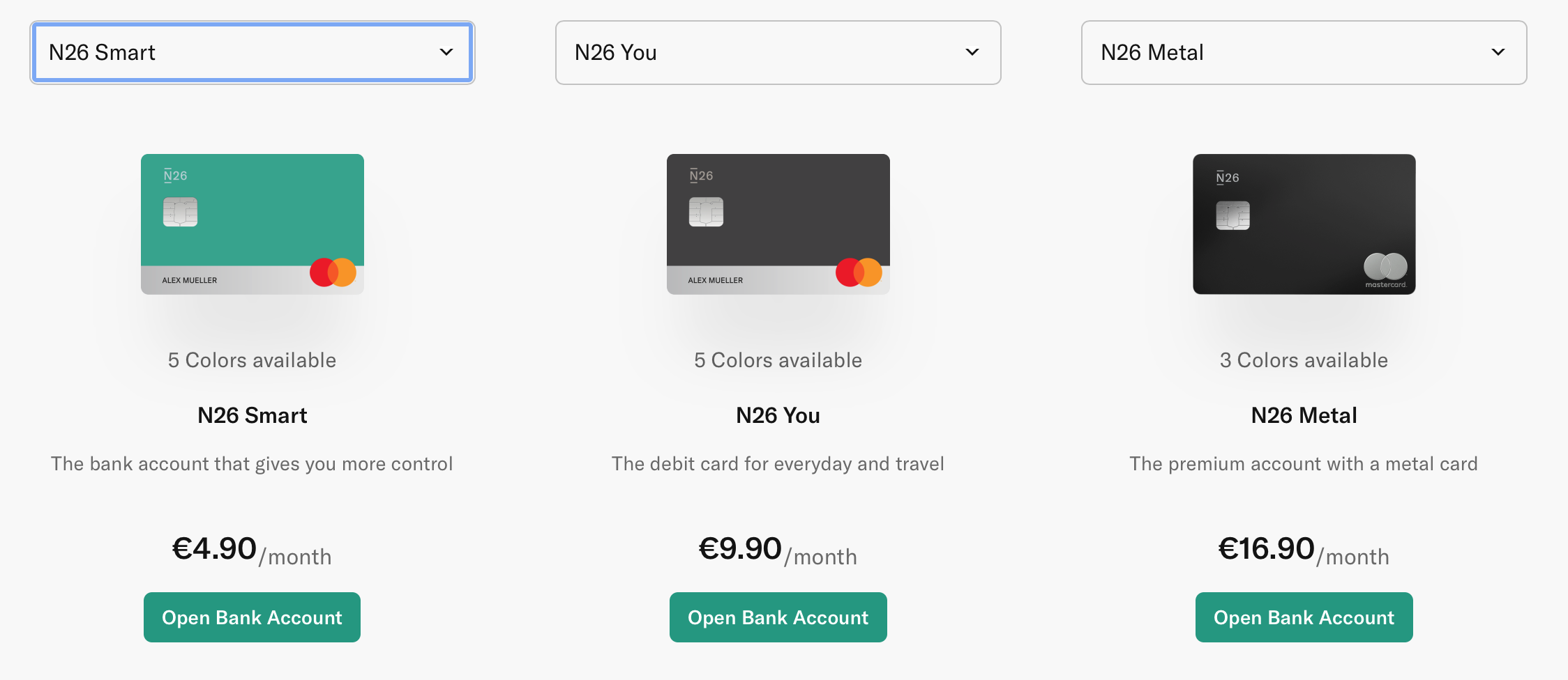 n26 cennik smart you metal