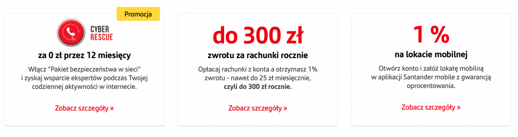 konto jakie chcę promocja santander premia