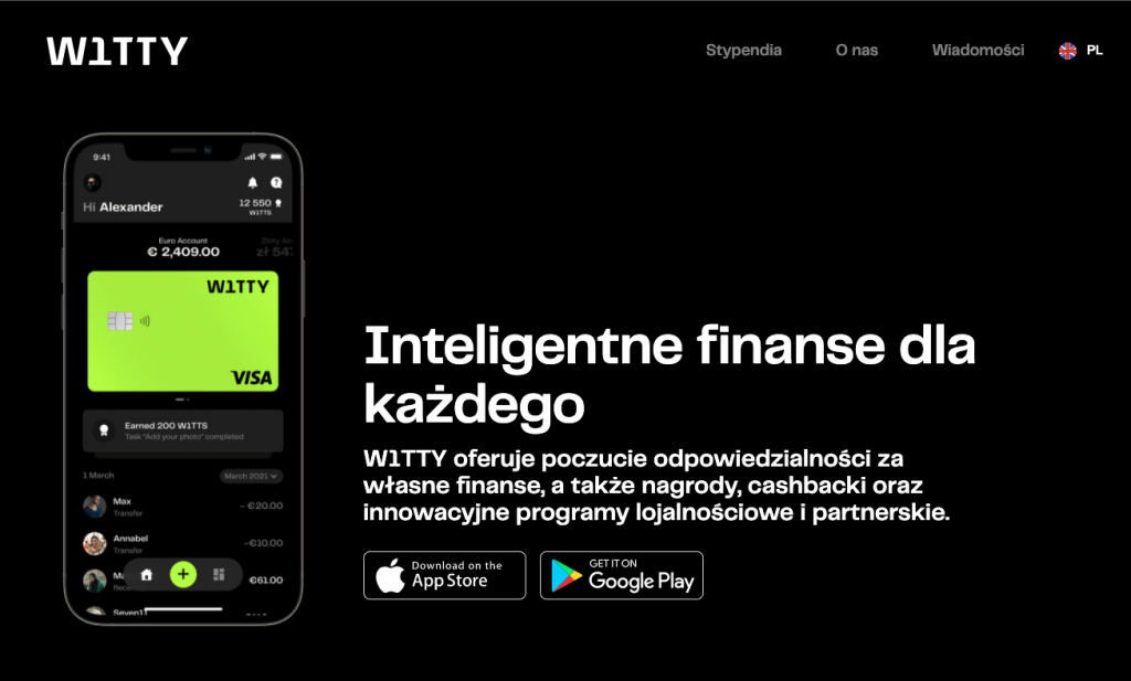 w1tty co to za aplikacja fintech